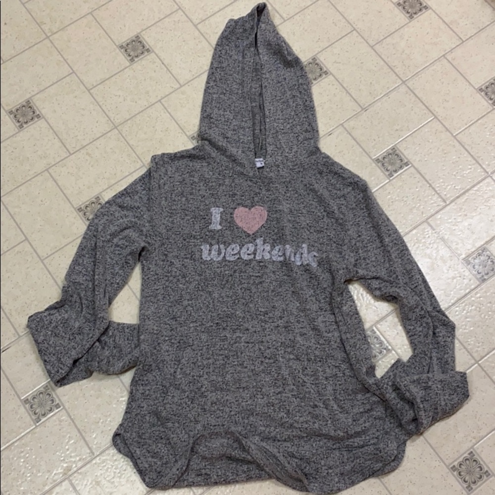 I Love Weekends sweatshirt
